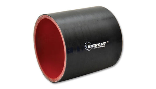 VIBRANT PERFORMANCE  2in ID x 3in Long Silicn Straight Hose Black   VIB2706