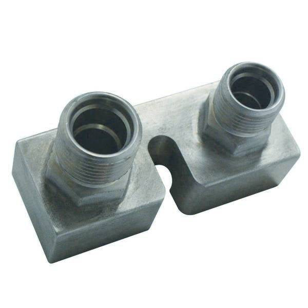VINTAGE AIR  Ford Compressor Block Fi tting Straight #8 - #10  VIN045017