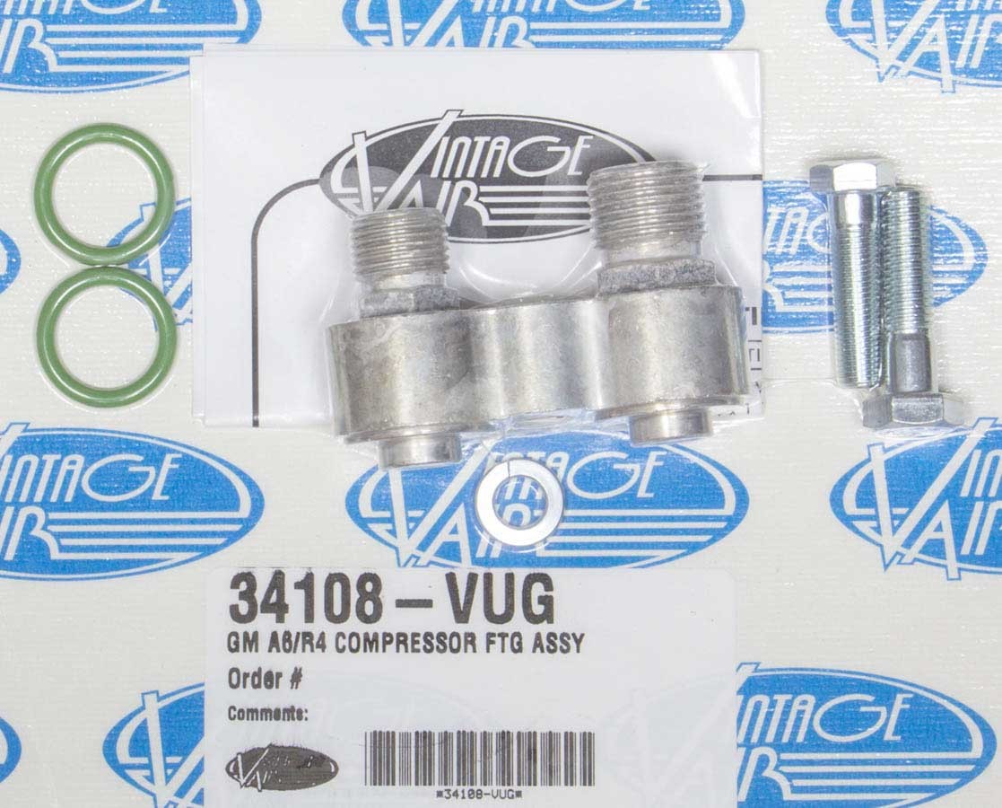 Vintage Air Compressor Fitting Assy MPN VIN34108-VUG For GM