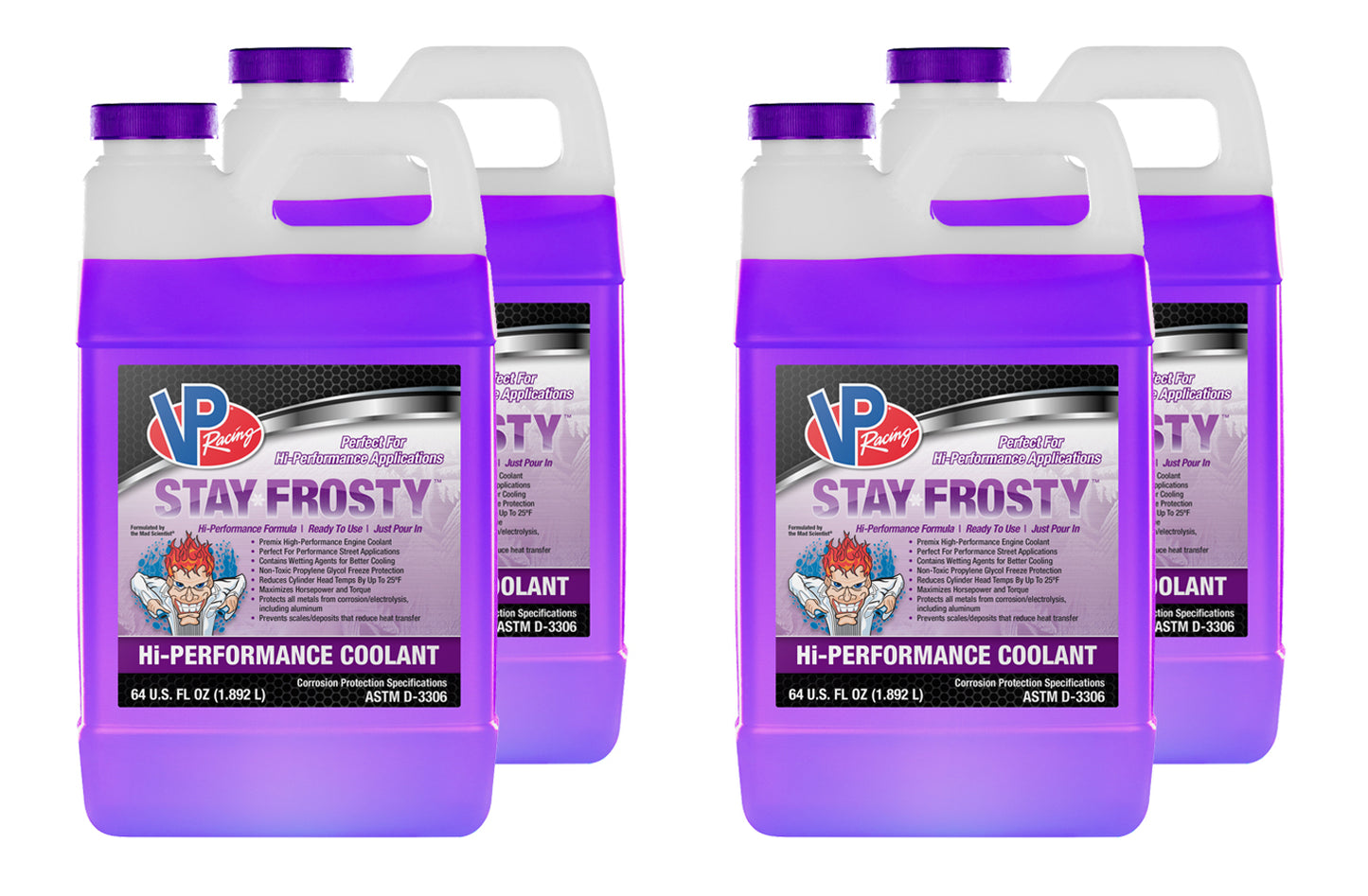 VP RACING  Coolant Hi-Perf Stay Frosty 64oz (Case 4)   VPF2088