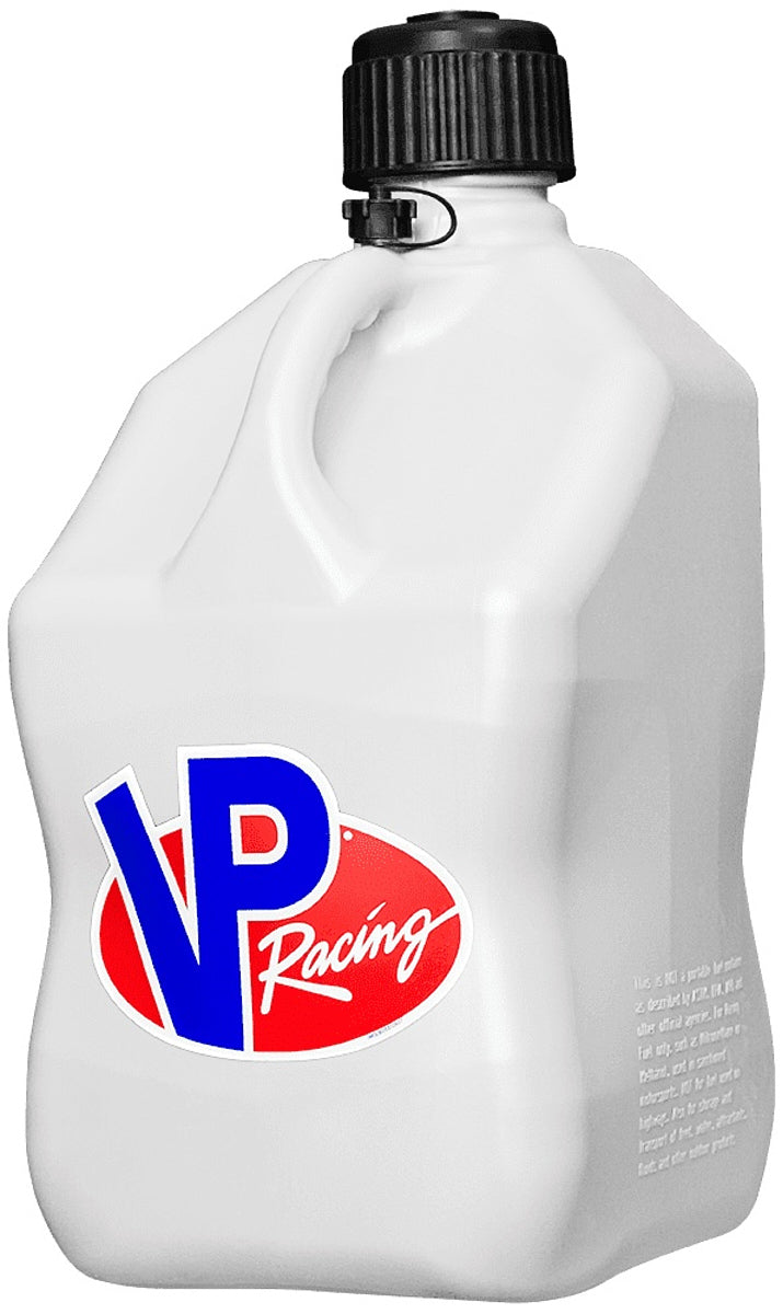 VP RACING  Motorsports Jug 5.5 Gal White Square   VPF3522-CA