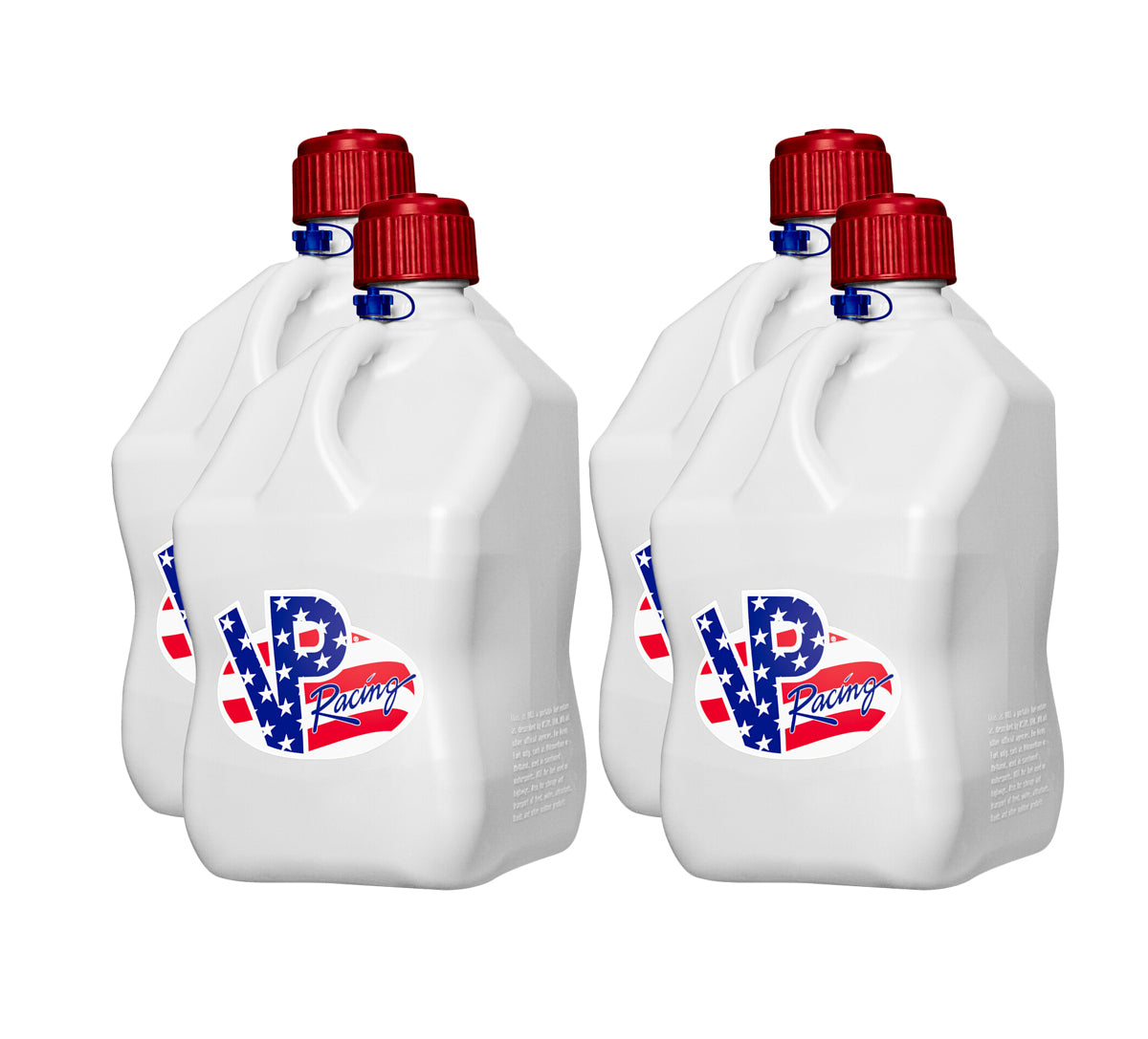 VP RACING  Motorsports Jug 5.5 Gal Patriotic Sq. (Case 4)   VPF35221-CA-CASE