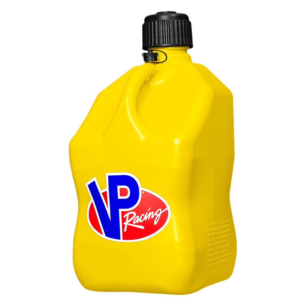 VP RACING  Motorsports Jug 5.5 Gal Yellow Square   VPF3552-CA