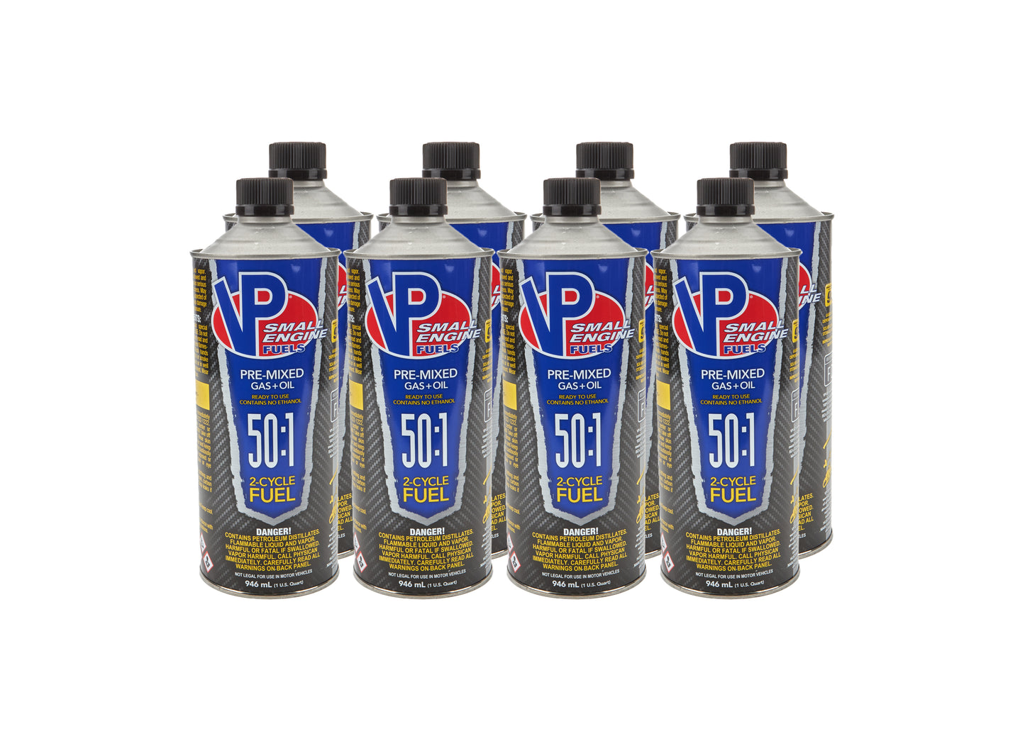 VP RACING  50:1 Pre-Mix Fuel 1qt Cans (Case 8)  VPF6238