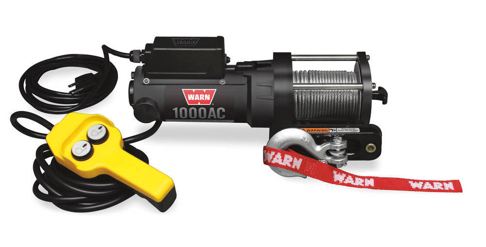 WARN  120V AC Electric Winch 1000lb Wire Rope  WAR80010
