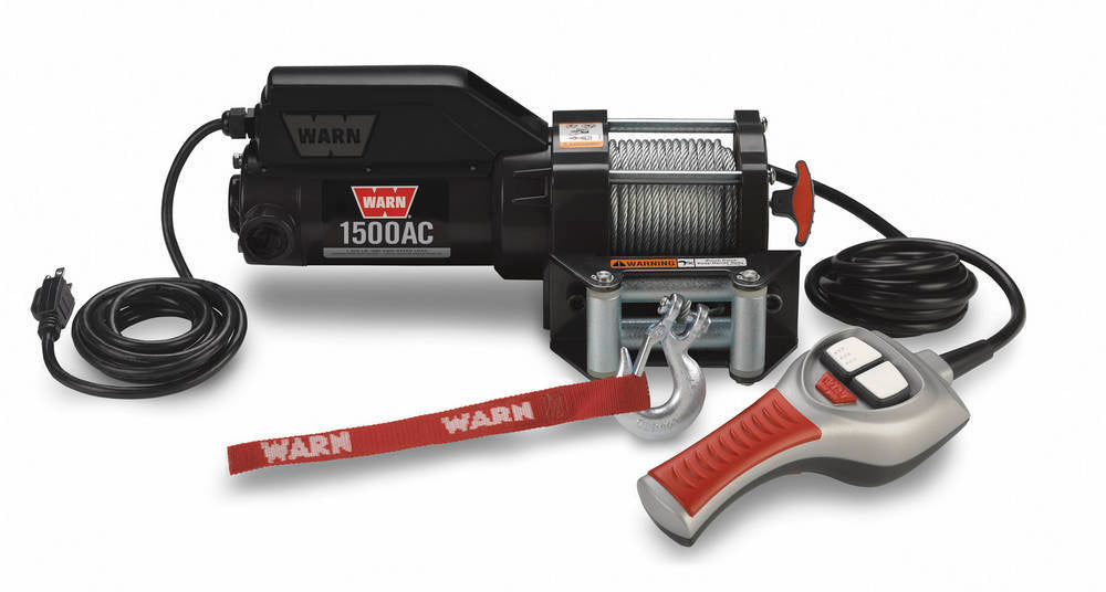 WARN  120V AC Electric Winch 1500lb Wire Rope  WAR85330
