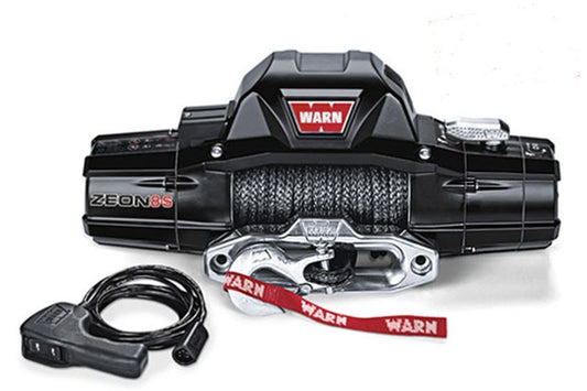 WARN  Zeon 8-S 8000lb Winch w/Synthenic Rope  WAR89305