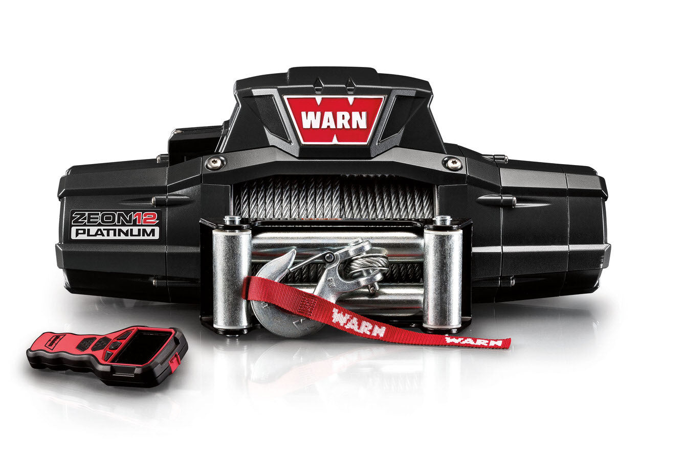 WARN  ZEON 12 Platinum 12000lb Winch w/Wire Rope Roller  WAR92820