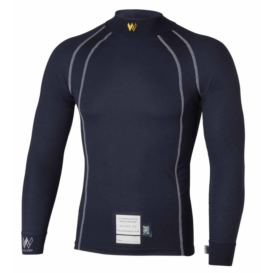 WALERO  Base Layer Top XXX-Large SFI3.3 & FIA Petrol Blue  WBL400017PTXXXL