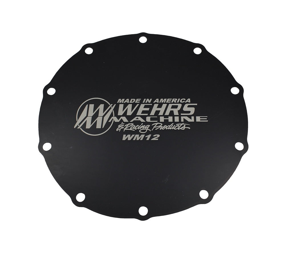 Wehrs Machine Ford 9in Cover Black Ano Aluminum. MPN WEHWM12 For Ford