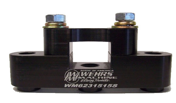 WEHRS MACHINE  Panhard Mount 1.5 x 1.5 3 Hole Steel  WEHWM6231515S