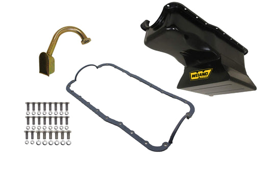 WEIAND  7qt Oil Pan Kit Frt Sump SBF 289/302 Black  WEI5024WND