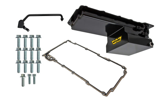 WEIAND  7qt Oil Pan Kit GM LS Black Finish  WEI5028WND