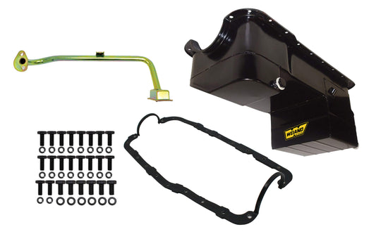 WEIAND  7qt Oil Pan Kit RR Sump SBF 351W 79-93 Black  WEI5038WND