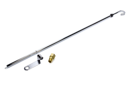 Weiand Engine Oil Dipstick Kit SBF In-Pan Chrome MPN WEI5899WND For Ford
