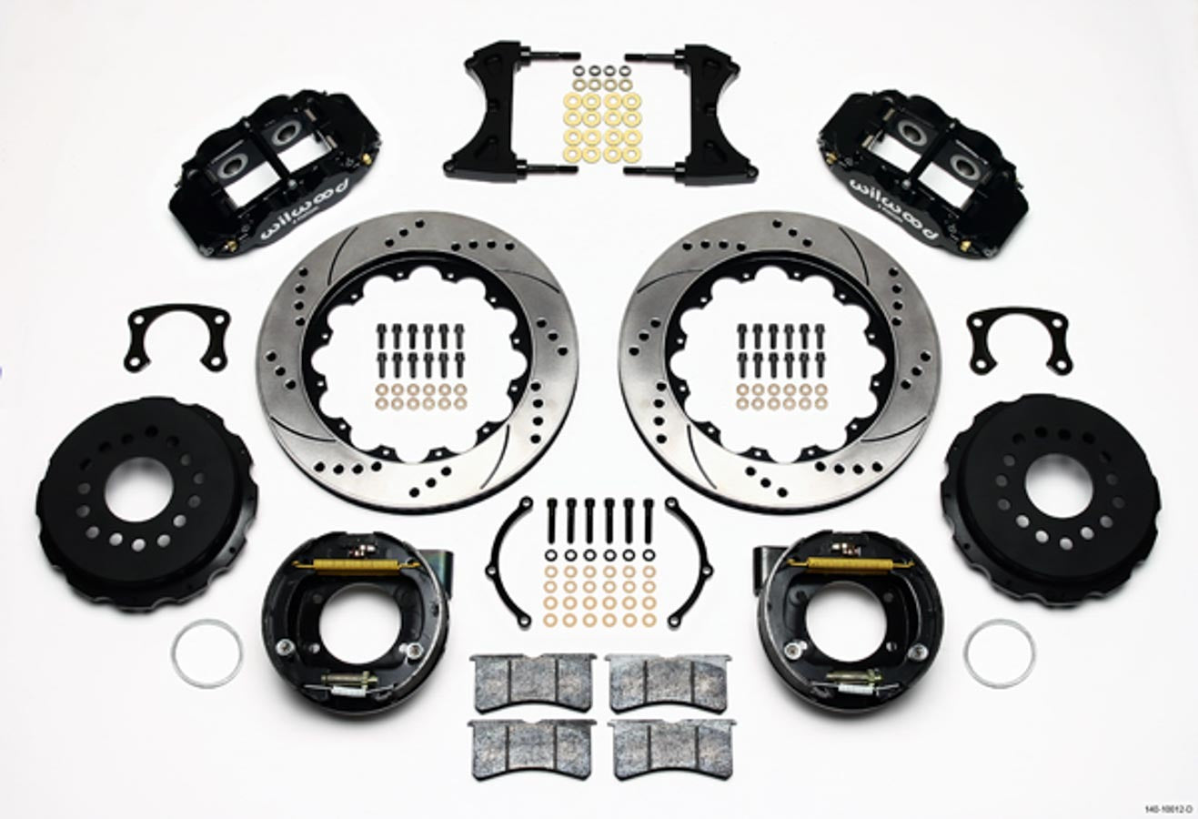 Wilwood Brake System, Superlite 4R, Rear, 4 Piston Caliper WIL140-10012-D