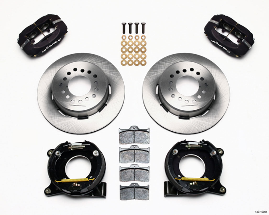 Wilwood 63-87 GM C10 P/U Rear Brake Kit Black Caliper MPN WIL140-10094 For GM Fullsize Truck
