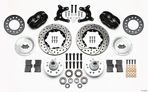 WILWOOD  HD Front Brake Kit 62-72 A Body Drum Spindle   WIL140-11022-D