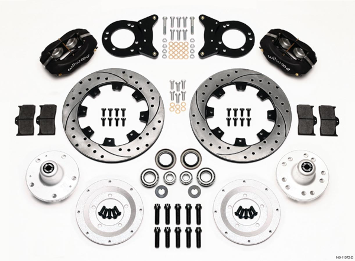 WILWOOD  Front Disc Kit HD 65-69 Mustang Drilled   WIL140-11072-D