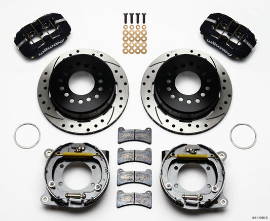 Wilwood Brake Kit Rear Disc/Drum Mustang 8.85 MPN WIL140-11396-D For Ford