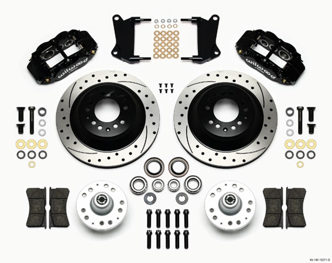 WILWOOD  Front Disc Brake Kit Blk 67-72 Camaro Nova 12.88   WIL140-12271-D