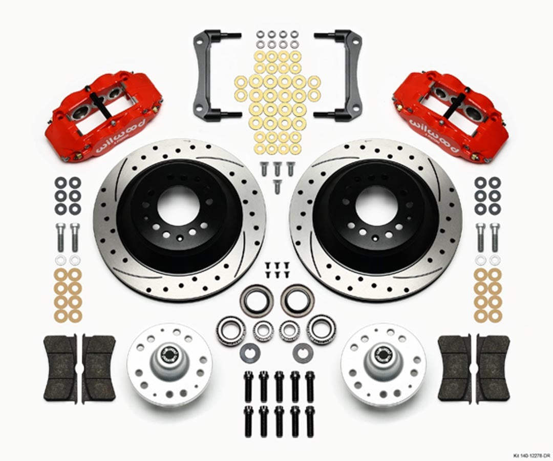 Wilwood Front Disc Brake Kit Blk 70-78 Camaro/Nova 12.88 MPN WIL140-12278-DR For GM F-Body 1970-78