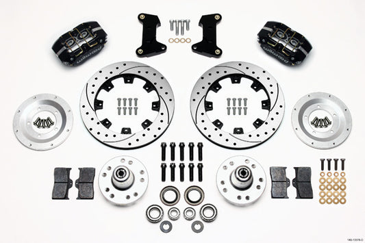 Wilwood Brake Kit Front Mustang II 12.19in Drilled MPN WIL140-13378-D For Ford Mustang 1974-78