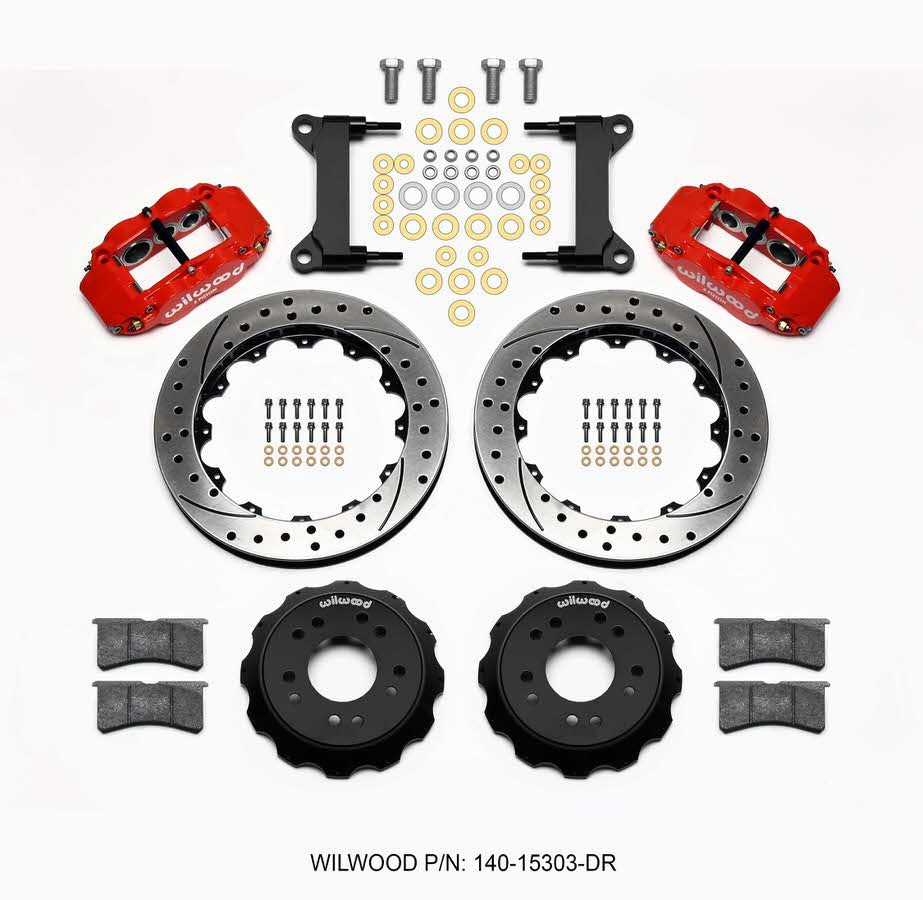Wilwood Front Disc Brake Kit C10 Pro Spindle 13.06in MPN WIL140-15303-DR For GM Truck 1963-87