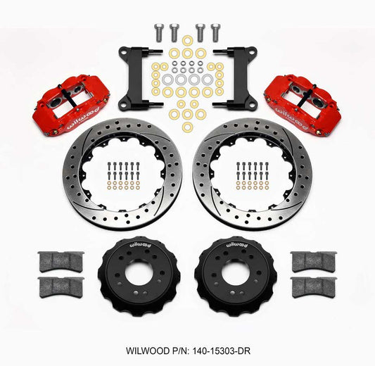 Wilwood Front Disc Brake Kit C10 Pro Spindle 13.06in MPN WIL140-15303-DR For GM Truck 1963-87