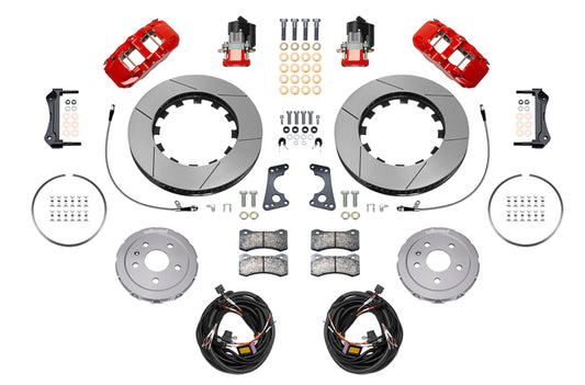 Wilwood Brake Kit Rear Corvette C8 Aerolite 4R Slotted MPN WIL140-17009-R For Chevy Corvette 2020-24