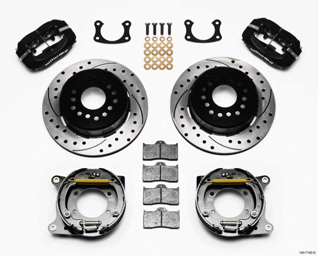 Wilwood Brake system Rear, 4 Piston Caliper-Kit 140-7140-D