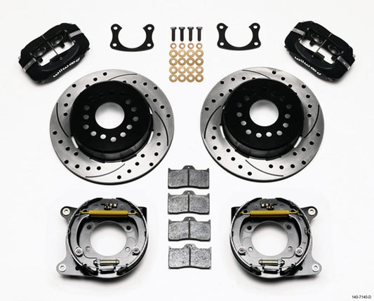 Wilwood Brake system Rear, 4 Piston Caliper-Kit 140-7140-D