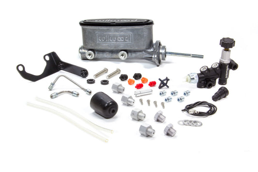 WILWOOD  Alum Tandem M/C Kit w/ Brkt & Prop Valve 7/8in   WIL261-13271