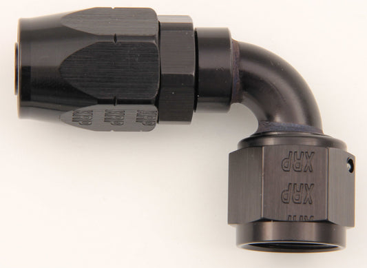 Xrp-Xtreme Racing Prod. #8 90 Deg Double Swivel Hose End Black MPN XRP209008BB