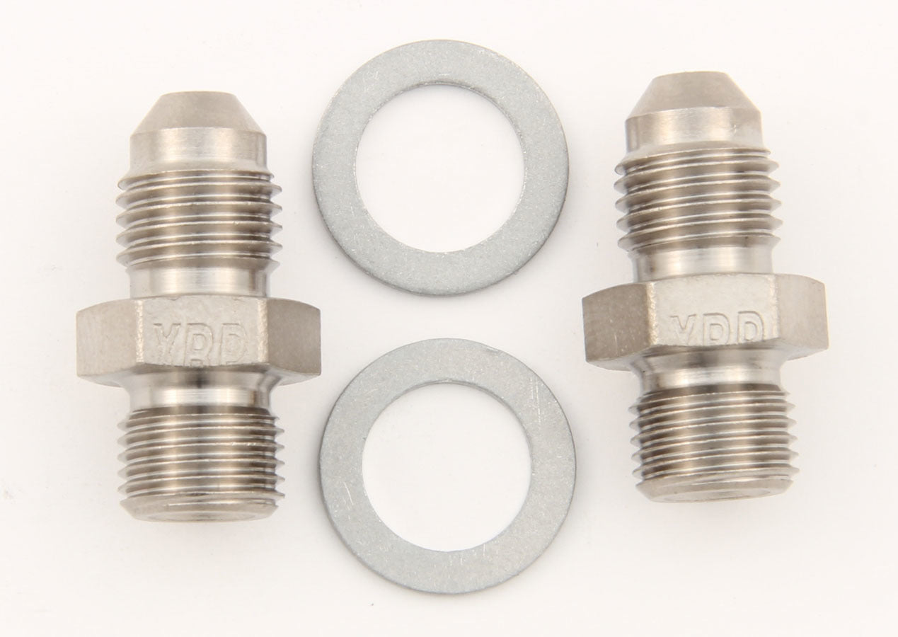 XRP-XTREME RACING PROD.  7/16-20 to #3 Stl Crush Washer Seal Adapter (Pr)   XRP402933