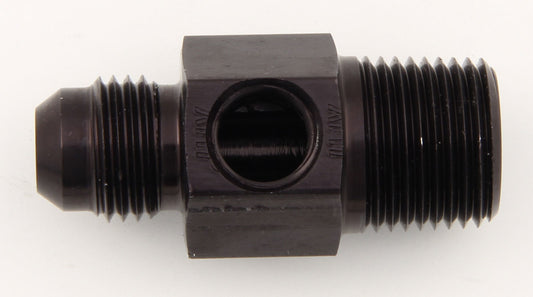 XRP-XTREME RACING PROD.  #6 to 3/8 NPT Fuel Press Adapter w/ 1/8 NPT Port  XRP700194BB