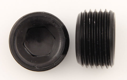 XRP-XTREME RACING PROD.  1/4in Allen Head Pipe Plug (2pk) Black   XRP993203BB