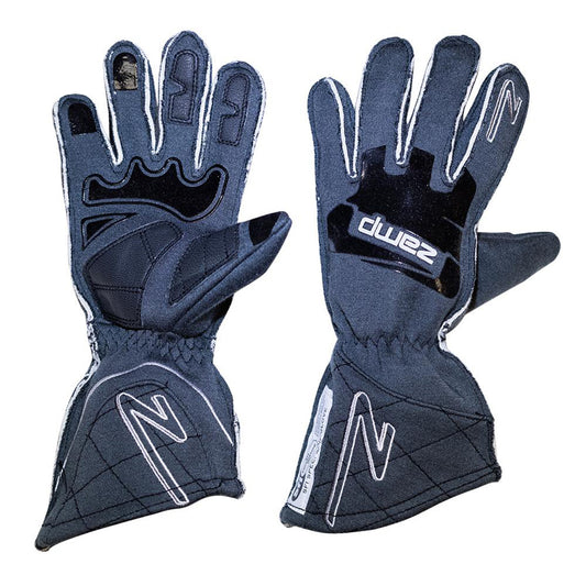 ZAMP  Gloves ZR-50 Grey Small Lrg Multi-Layer SFI3.3/5  ZAMRG10015S